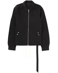 Rick Owens - Jacket Zipfront Cotton - Lyst
