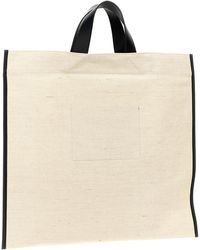 【関税＆送料込み】Jil Sander 'Book Tote Square' Shopping B Jil Sander 'Border Book Tote Square' Shopping Bag | ShopSimon