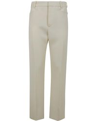 Tom Ford - Wool And Silk Blend Twill Tailored Pants - Lyst
