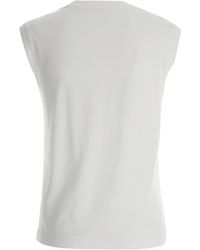 FRAME - Sleeveless T-Shirt - Lyst