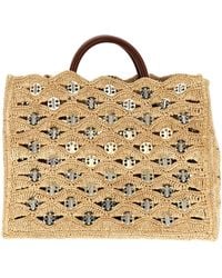 Rabanne - Raffia Handbag Bag - Lyst