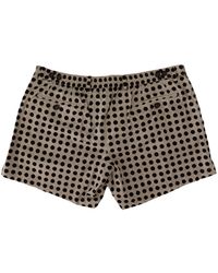 Dolce & Gabbana - Elegant Polka Dot Cotton Shorts - Lyst
