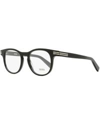 ZEGNA - Keyhole Oval Eyeglasses Ez5268 001 51Mm Plastic (Acetate) - Lyst