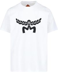 MCM - Logo T-shirt - Lyst