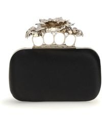 McQueen - Carnation Knuckle Clutch - Lyst