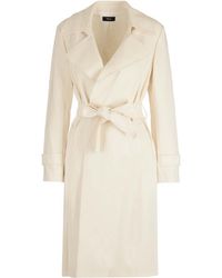 Theory - Oaklane Trench Belted Coat - Lyst