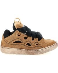 Lanvin - Lace Up Sneakers - Lyst