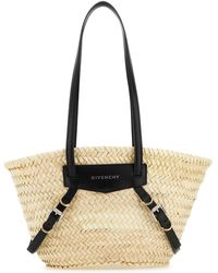 Givenchy - Straw Small Voyou Basket Shopping Bag - Lyst