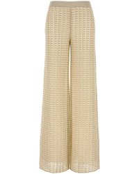 Missoni - Two-Tone Viscose Blend Wide-Leg Pant - Lyst
