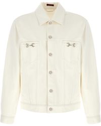 Gucci - Cotton Denim Jacket Clothing - Lyst