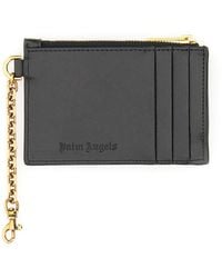 Palm Angels - Palm Beach Leather Chain Card Holder - Lyst