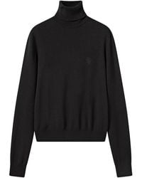 Gucci - Wool Turtleneck With Embroidery Jumpers - Lyst