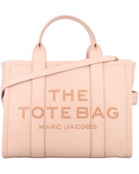 Marc Jacobs - Elegant Medium Leather Tote With Versatile Strap Options - Lyst
