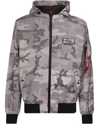 Alpha Industries - Camouflage Print Jackets - Lyst