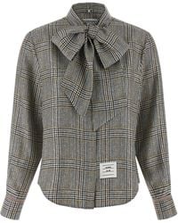 Thom Browne - Prince Of Wales Check Shirt - Lyst