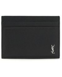 Saint Laurent - Tiny Cassandre Card Holder - Lyst