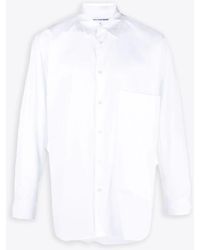 Comme des Garçons - Shirt Woven Cotton Shirt With Maxi Front Pocket - Lyst