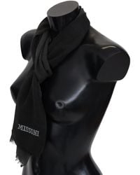 Missoni - 100% Wool Neck Wrap Scarf - Lyst