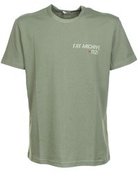 Fay - Archive T-Shirt - Lyst
