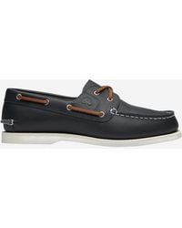 Timberland - Classic Boat Leather Loafers - Lyst