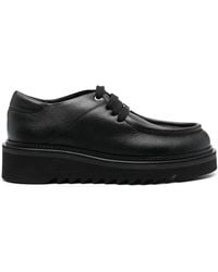 Ferragamo - Chunky Lace-Up Oxford Shoes - Lyst