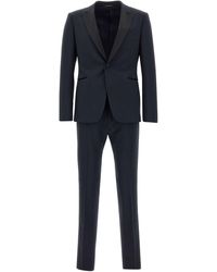 Emporio Armani - Fresh Wool Two-Piece Formal Suit - Lyst