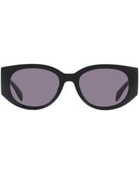McQueen - Graffiti Logo Sunglasses Am0330S 002- 54Mm 30 Plastic (Acetate/Injected) - Lyst