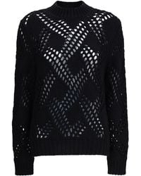 Jil Sander - Geometric Pattern Sweater - Lyst