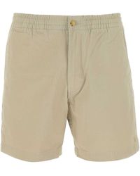 Polo Ralph Lauren - Dove-grey Stretch Cotton Bermuda Shorts - Lyst