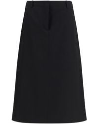 Fendi - Grain De Poudre Skirt - Lyst