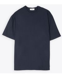 Piacenza Cashmere - T-Shirt Dark Lightweight Cotton T-Shirt - Lyst