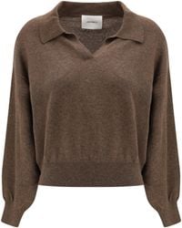 Lisa Yang - V-Neck Sweater Kashmir/Capra Hircus - Lyst