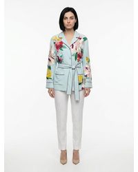 Dolce & Gabbana - Dolce & Gabbana Floral-Embellished Silk Shirt - Lyst