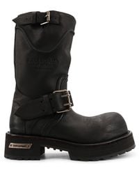 Balenciaga - Venom Leather Boots - Lyst