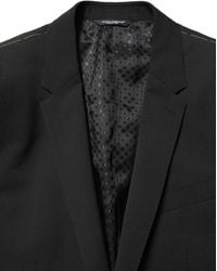 Dolce & Gabbana - Martini Single Breasted Jacket Polyester Wool Elastane Clothing - Lyst