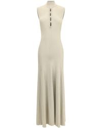 Self-Portrait - Lurex Knit Long Dress - Lyst