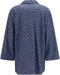 Gucci - Gg Jacquard Cotton Jacket - Lyst