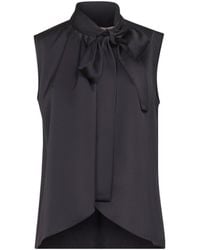 Blanca Vita - Midnight Satin Topina Top - Lyst