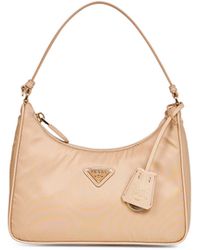 Prada - Camel Prada Re-Edition 2005 Mini Bag - Lyst