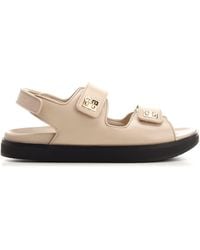 Givenchy - Ivory Leather Sandals - Lyst