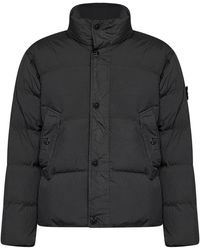 Stone Island - Lead Crinkle Reps Ny Down Jacket - Lyst