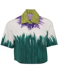 Weekend by Maxmara - Quero Graphic Printed Button-Up Shirt - Lyst