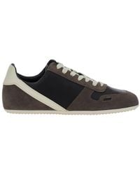 Rick Owens - Low-Top Sneakers With Suede Inserts - Lyst