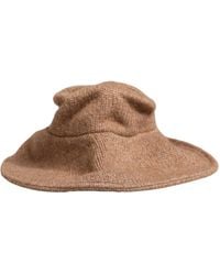 Dolce & Gabbana - Llama Wool Knitted Capello Hat Nylon - Lyst
