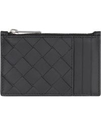 Bottega Veneta - Mini Leather Card Holder - Lyst