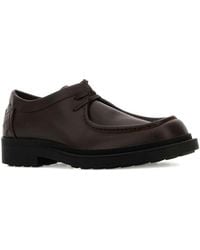 Bottega Veneta - Moccasin Ben Leather Calf Lace-Up Shoes - Lyst