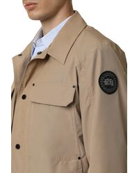 Canada Goose - Burnaby Techno Fabric Jacket Cotton Raincoats - Lyst