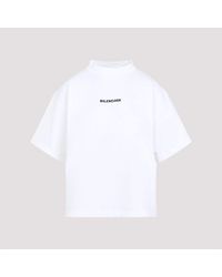 Balenciaga - S/S Cropped T-Shirt - Lyst