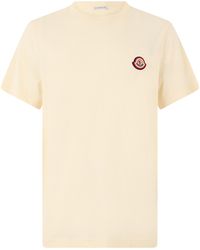 Moncler - T-Shirt Cotton T-Shirts And Polos - Lyst