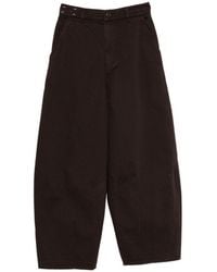 Alysi - Cotton Wide-Leg Trousers - Lyst